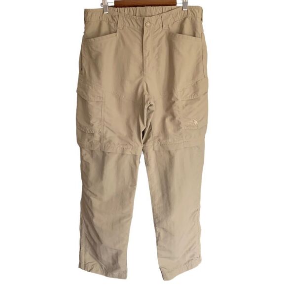 The North Face Mens Nylon Water Resistant Convertible Hiking Pants Sz L/Long - Picture 1 of 10
